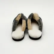 Picture of Sheepskin Mules | Slate / Grey | Size 4