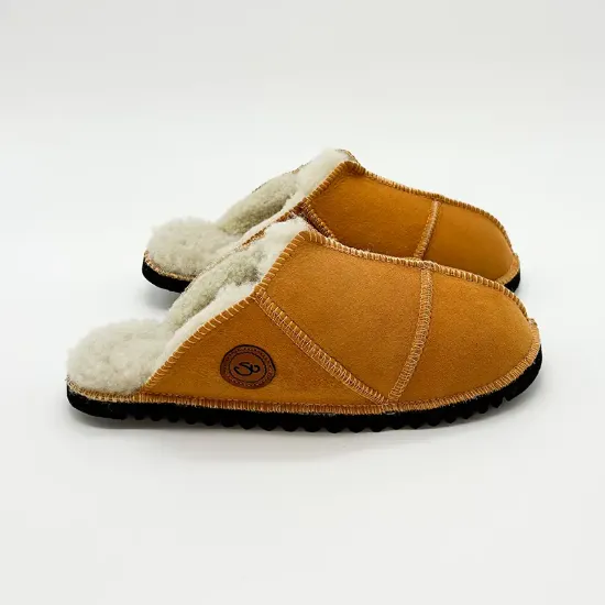 Picture of Sheepskin Mules | Burnt Honey | Size 6