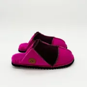 Picture of Sheepskin Mules | Magenta / Port | Size 7