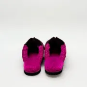 Picture of Sheepskin Mules | Magenta / Port | Size 7