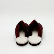 Picture of Sheepskin Mules | Damson / port | Size 8