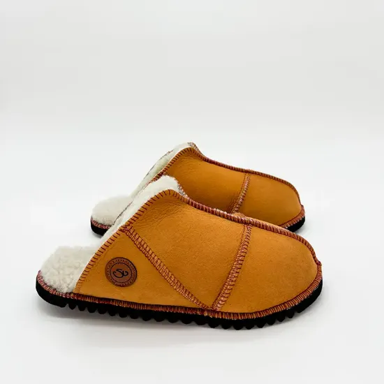 Picture of Sheepskin Mules | Burnt Honey | Size 8