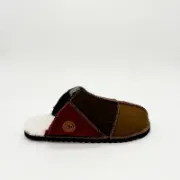 Picture of Sheepskin Mules | Damson / Mocca / Bark | Size 11