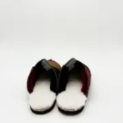 Picture of Sheepskin Mules | Damson / Mocca / Bark | Size 11