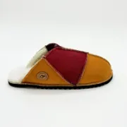 Picture of Sheepskin Mules | Burnt Honey / Damson | Size 13