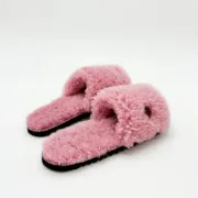 Picture of Sheepskin Slides | Light Pink | Size 4