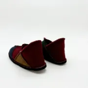 Picture of Sheepskin Slipper | Damson / Bark / Indigo / Forest | Size 4