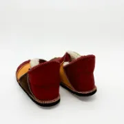 Picture of Sheepskin Slipper | Burnt Honey / Damson / Mocca | Size 9