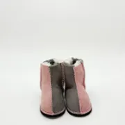 Picture of Sheepskin Traditional | Pink / Grey | Size Kids 8