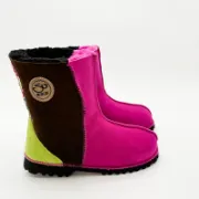 Picture of Traditional Boots | Magenta / Mocca / Lime with Braid | Size 5