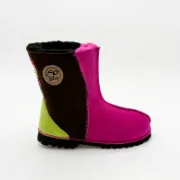 Picture of Traditional Boots | Magenta / Mocca / Lime with Braid | Size 5