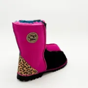 Picture of Traditional Boots | Teal / Magenta / Black with Leopard Heel | Size 6