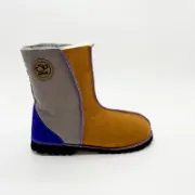 Picture of Traditional Boots | Spice / Grey with Purple heel & braid | Size 7