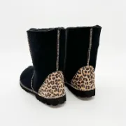 Picture of Traditional Boots | Indigo with Leopard Heel | Size 7