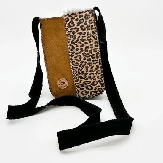 Picture of Traditional Bag | Leopard / Spice / Grey | One Size